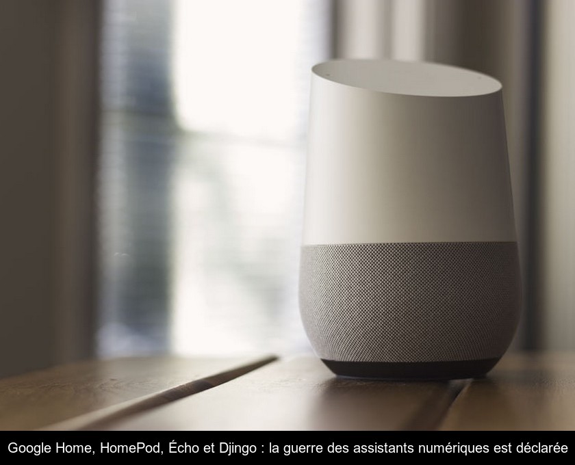 Enceinte connectée Google Home assistant virtuel vocal