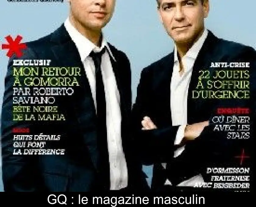 GQ : le magazine masculin 