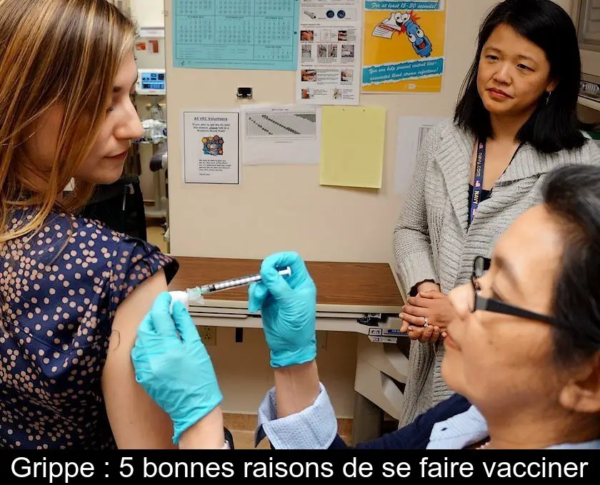 Grippe : 5 bonnes raisons de se faire vacciner