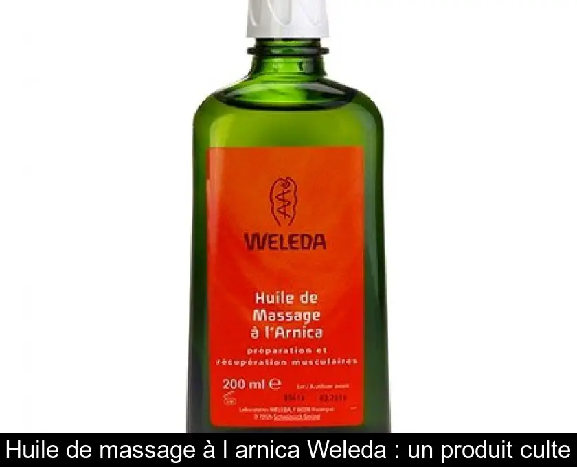 Huile de massage à l'arnica Weleda : un produit culte