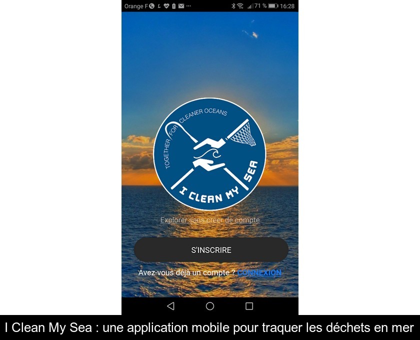 I Clean My Sea : une application mobile pour traquer les déchets en mer