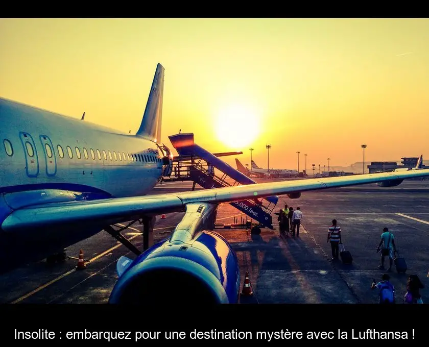 Insolite : embarquez pour une destination mystère avec la Lufthansa !