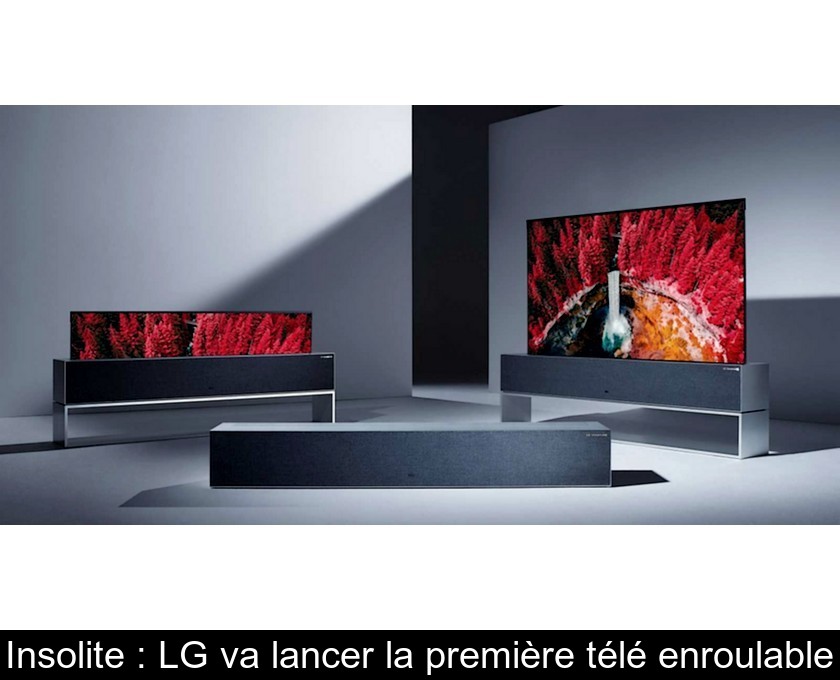 Insolite : LG va lancer la première télé enroulable Insolite : LG va lancer la première télé enroulable