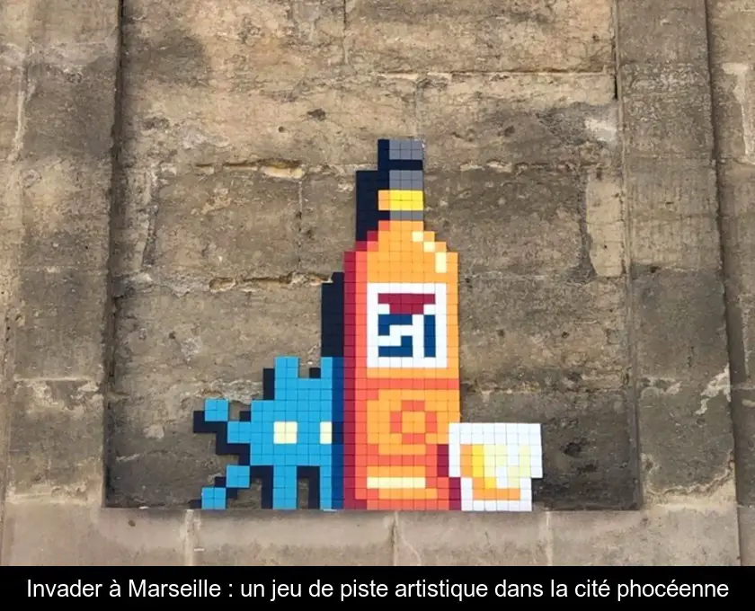 Invader à Marseille : un jeu de piste artistique dans la cité phocéenne