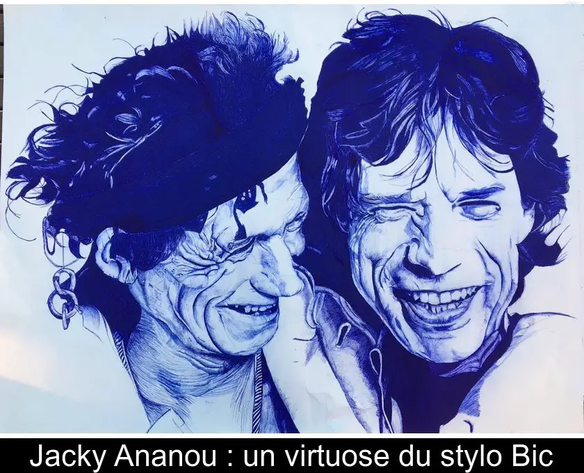 Jacky Ananou : un virtuose du stylo Bic
