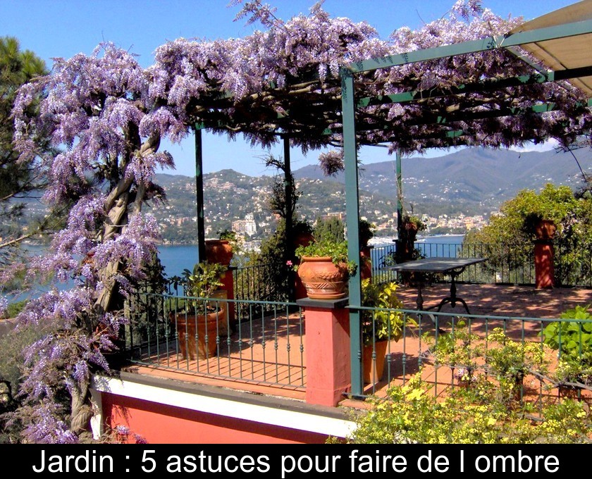 Jardin : 5 astuces pour faire de l'ombre