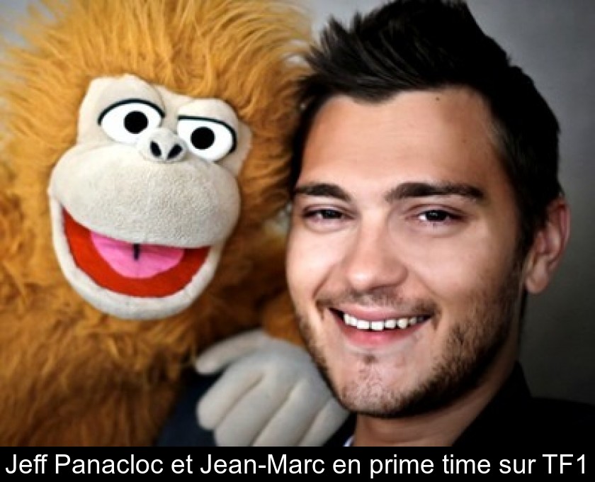 Jeff Panacloc - Marionnette à main de ventriloque Jean-Marc