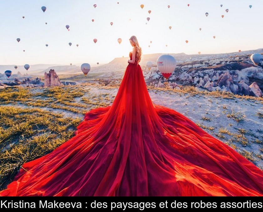 Kristina Makeeva : des paysages et des robes assorties Kristina Makeeva : des paysages et des robes assorties