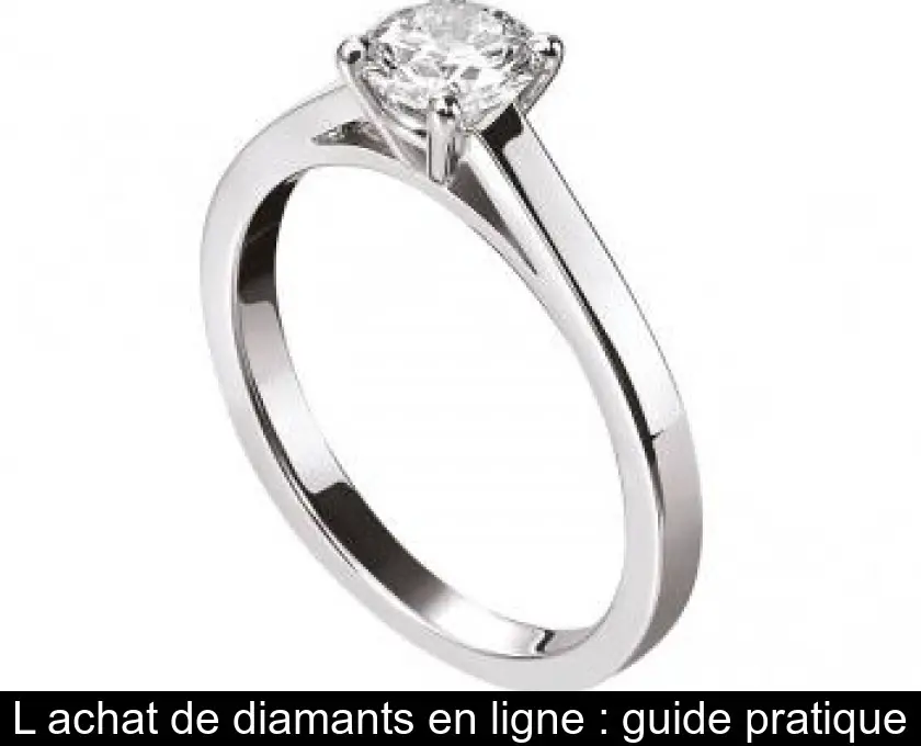 L'achat de diamants en ligne : guide pratique