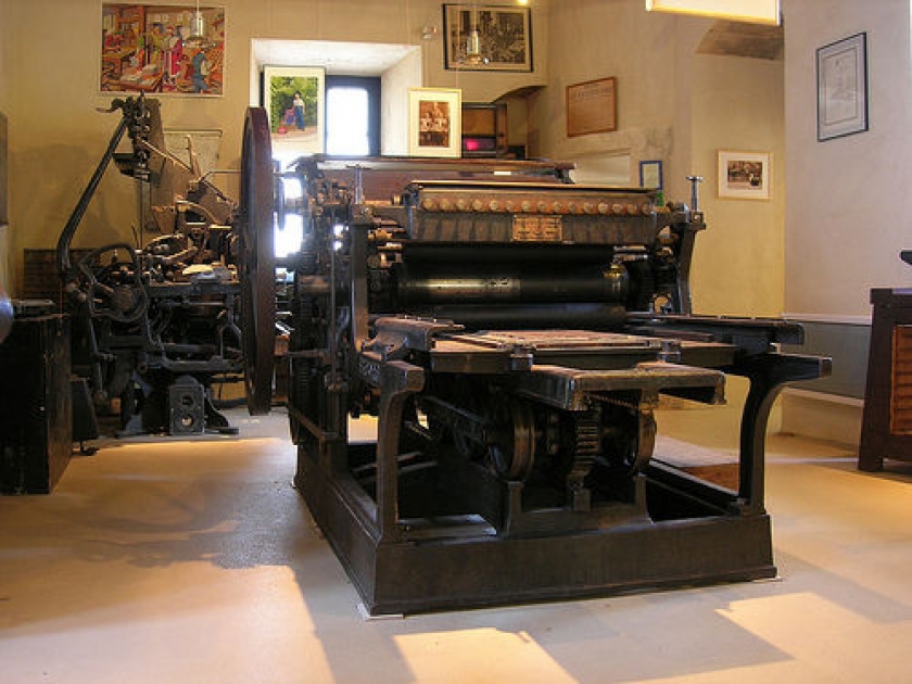 L'atelier musée de l'imprimerie à Grignan L'atelier musée de l'imprimerie à Grignan