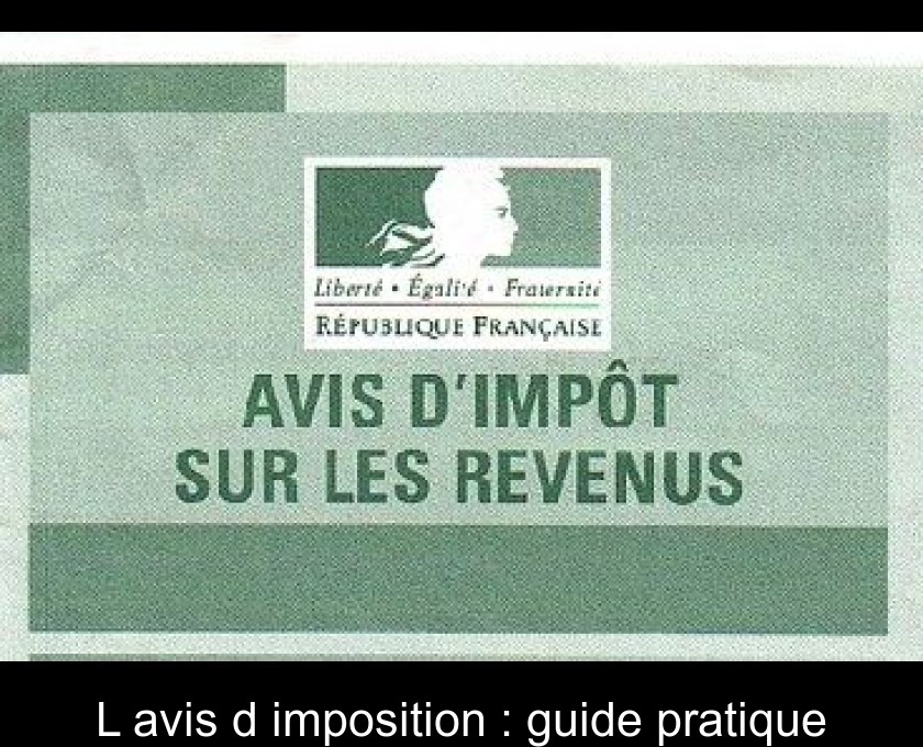 L'avis d'imposition : guide pratique