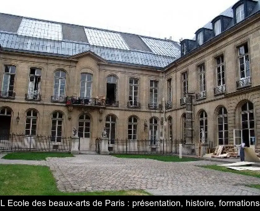 L'Ecole des beaux-arts de Paris : présentation, histoire, formations