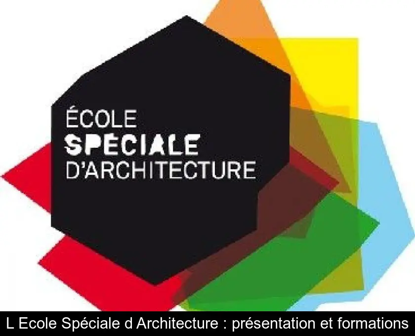 L'Ecole Spéciale d'Architecture : présentation et formations