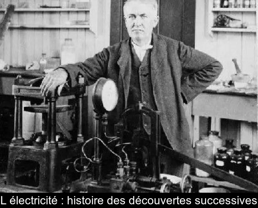L'électricité : histoire des découvertes successives