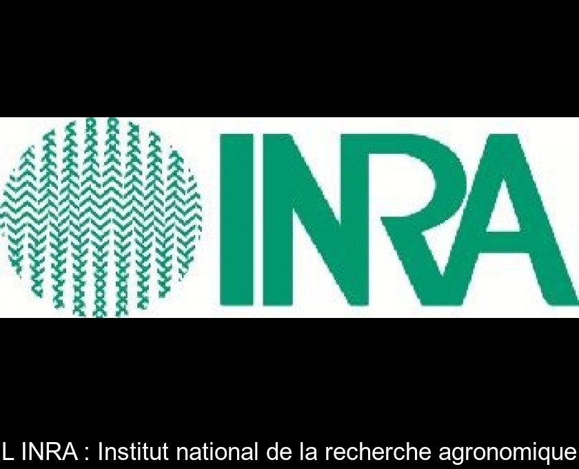 L'INRA : Institut national de la recherche agronomique L'INRA : Institut national de la recherche agronomique