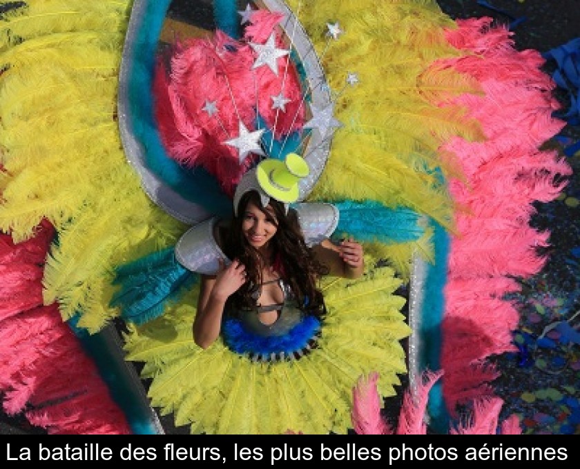 La bataille des fleurs, les plus belles photos aériennes 