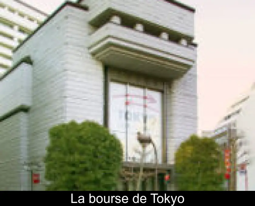 La bourse de Tokyo