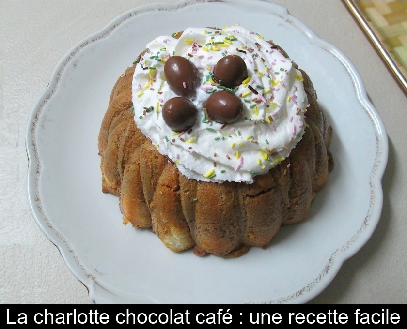 La charlotte chocolat café : une recette facile La charlotte chocolat café : une recette facile