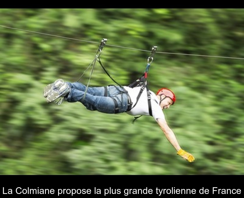 La Colmiane propose la plus grande tyrolienne de France La Colmiane propose la plus grande tyrolienne de France