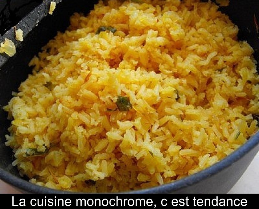 La cuisine monochrome, c'est tendance La cuisine monochrome, c'est tendance