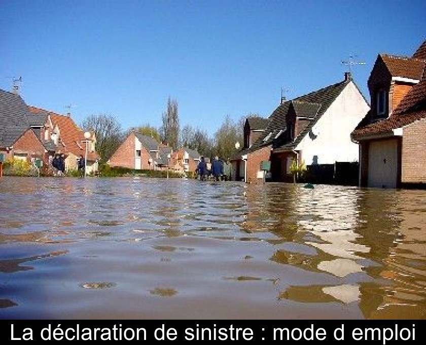 La déclaration de sinistre : mode d'emploi La déclaration de sinistre : mode d'emploi