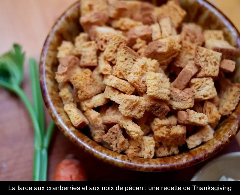 La farce aux cranberries et aux noix de pécan : une recette de Thanksgiving
