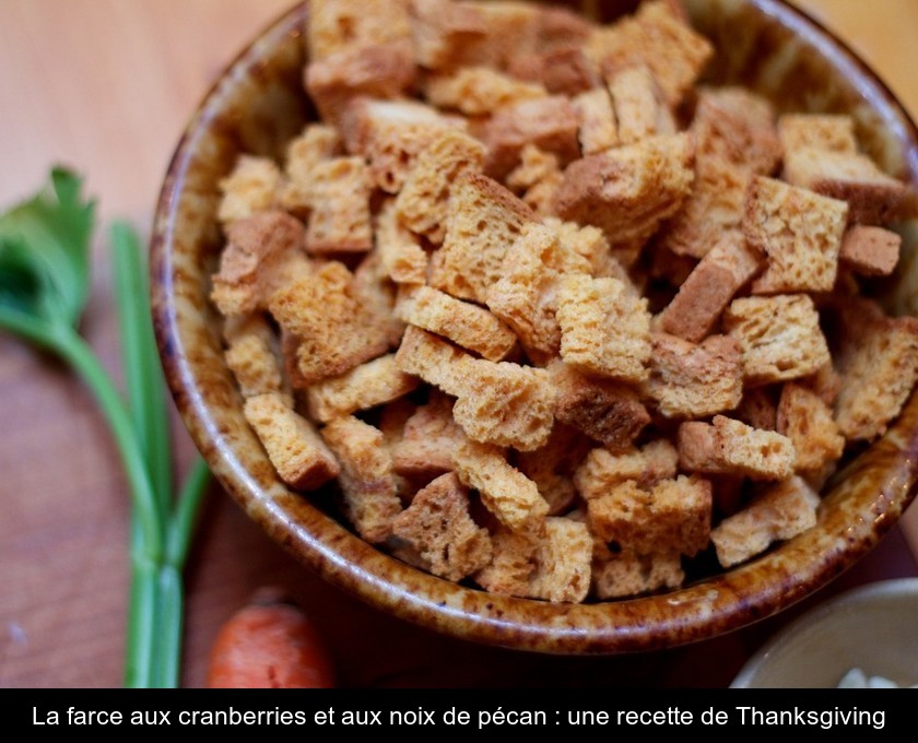 La farce aux cranberries et aux noix de pécan : une recette de Thanksgiving La farce aux cranberries et aux noix de pécan : une recette de Thanksgiving
