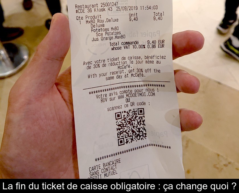 La fin du ticket de caisse obligatoire : ça change quoi ?