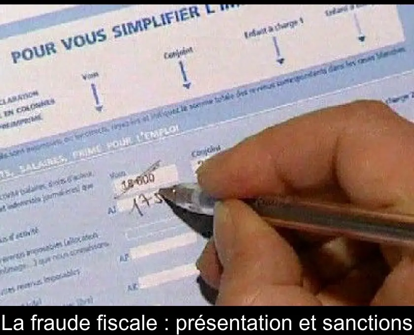 La fraude fiscale : présentation et sanctions