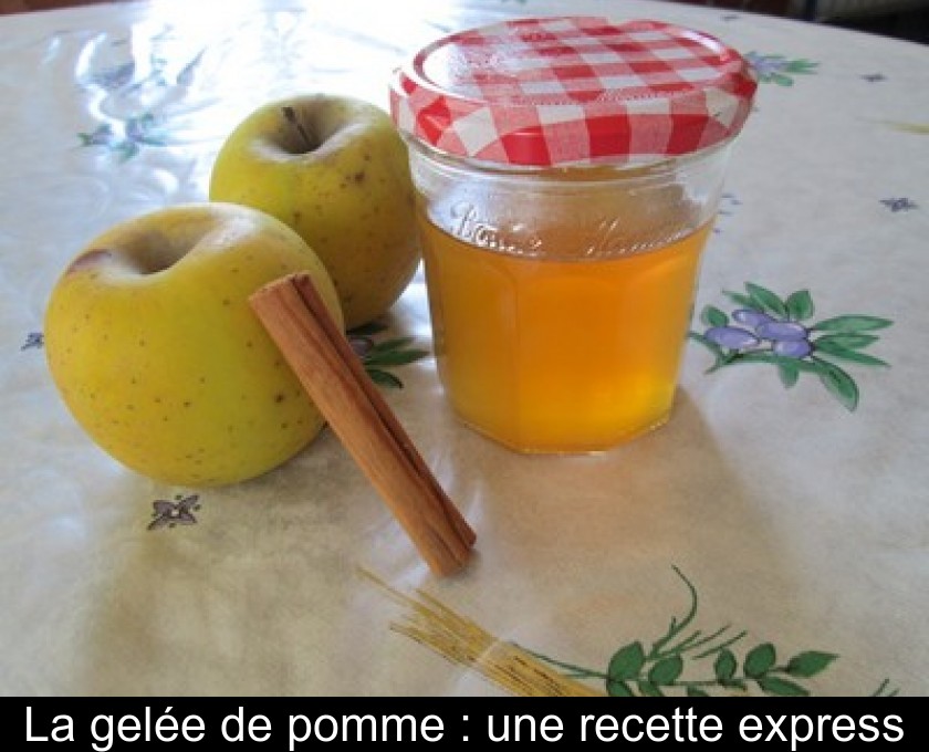 La gelée de pomme : une recette express La gelée de pomme : une recette express