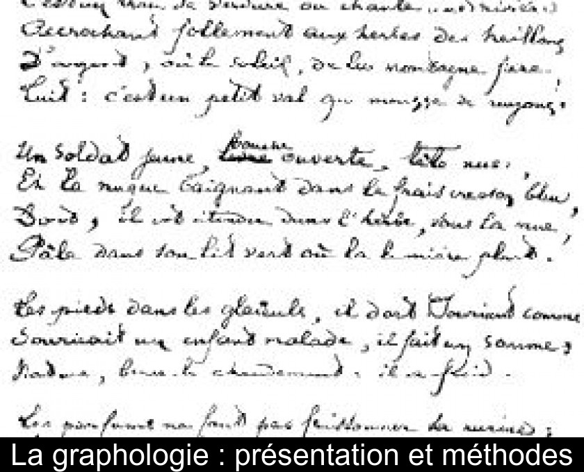 La graphologie : présentation et méthodes La graphologie : présentation et méthodes