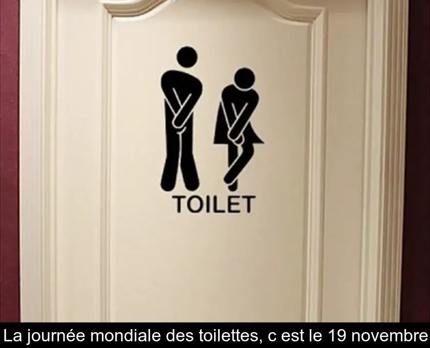 La journée mondiale des toilettes, c'est le 19 novembre