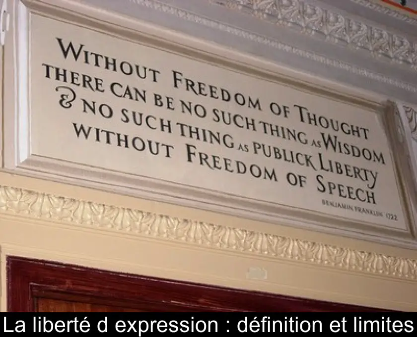 La liberté d'expression : définition et limites