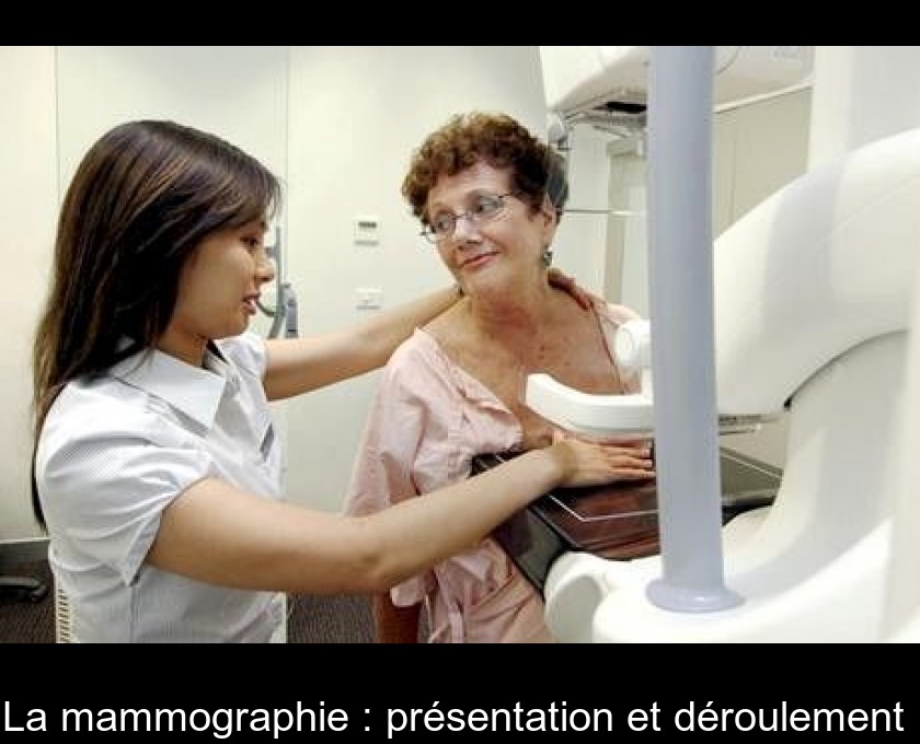 La mammographie : présentation et déroulement La mammographie : présentation et déroulement