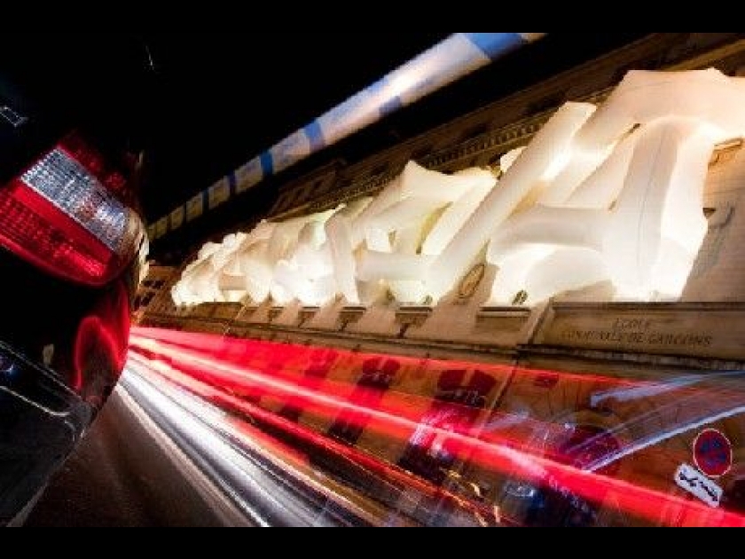 La Nuit Blanche en photos : une exposition rue de Rivoli La Nuit Blanche en photos : une exposition rue de Rivoli