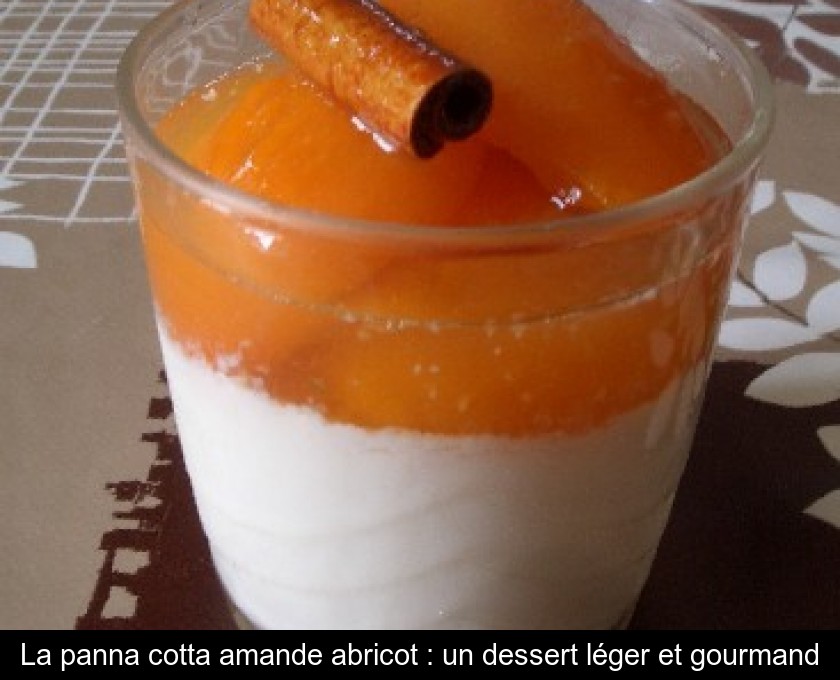 La panna cotta amande abricot : un dessert léger et gourmand La panna cotta amande abricot : un dessert léger et gourmand