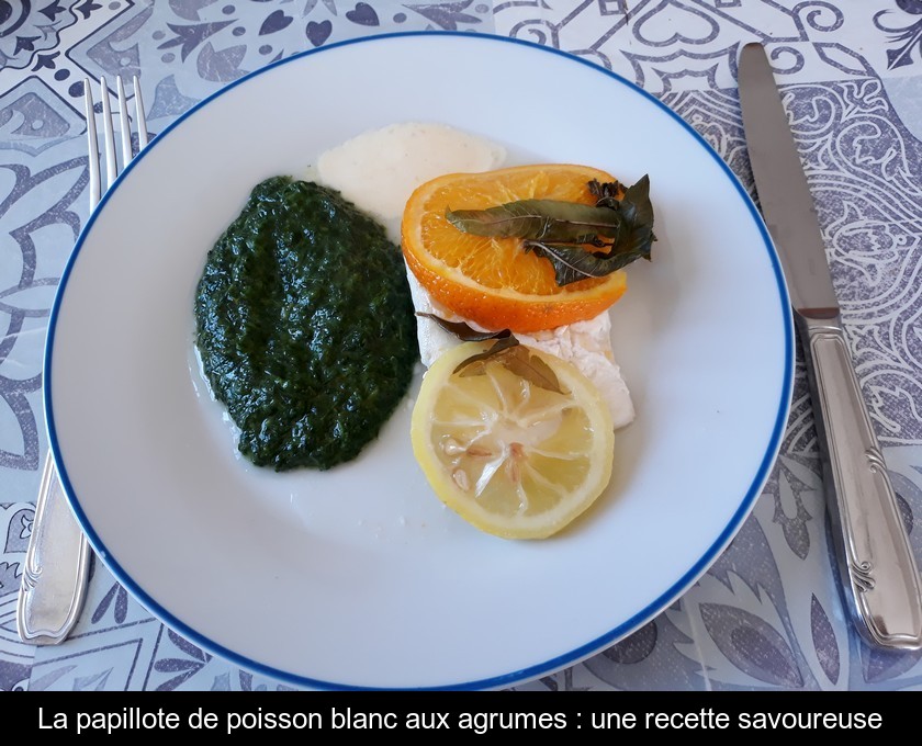 La papillote de poisson blanc aux agrumes : une recette savoureuse La papillote de poisson blanc aux agrumes : une recette savoureuse