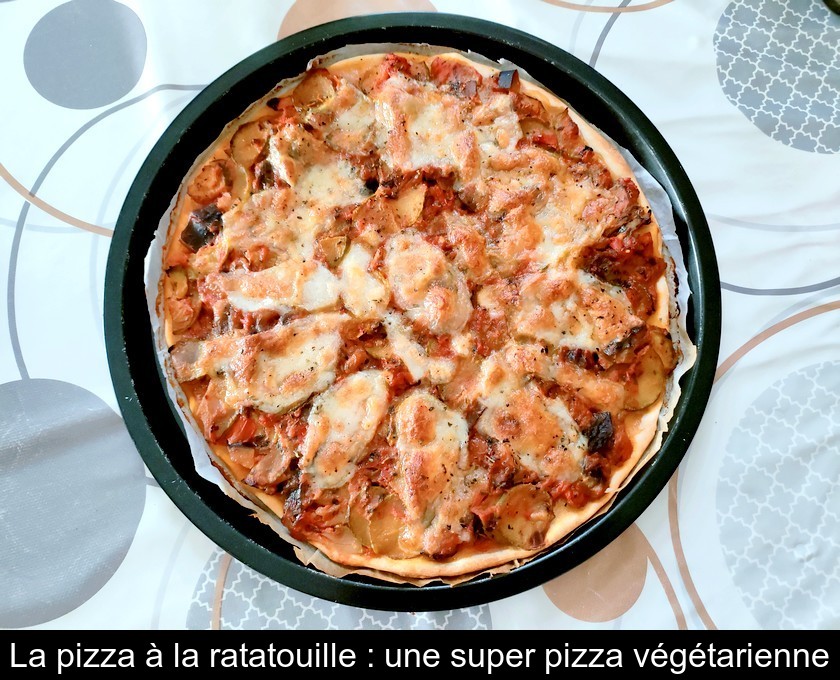 La pizza à la ratatouille : une super pizza végétarienne