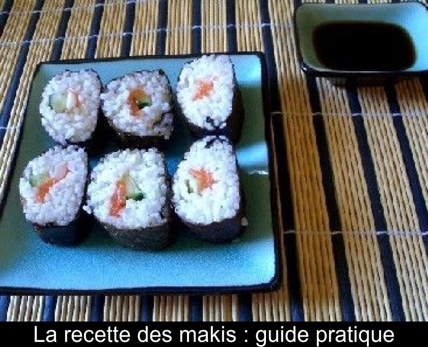 ☆ Recette Sushi Maki à l'avocat (sans algue) - Recettes