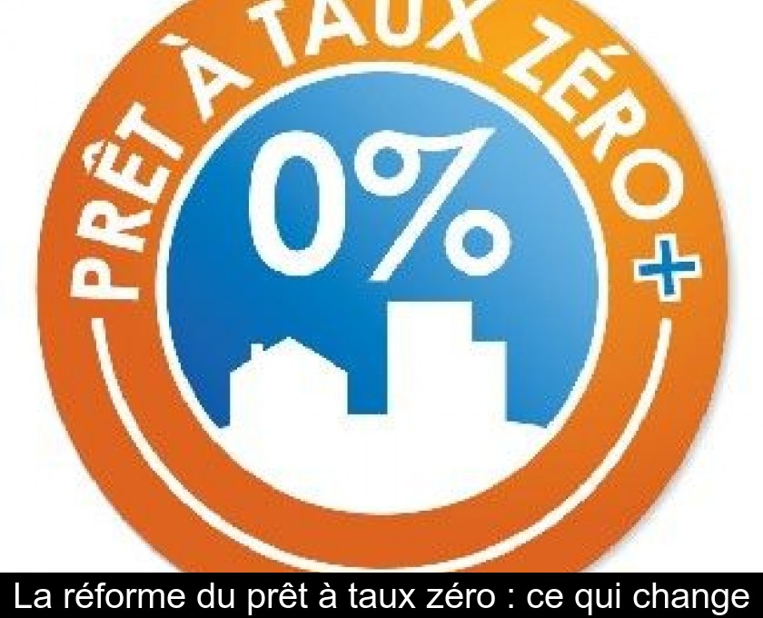 La réforme du prêt à taux zéro : ce qui change