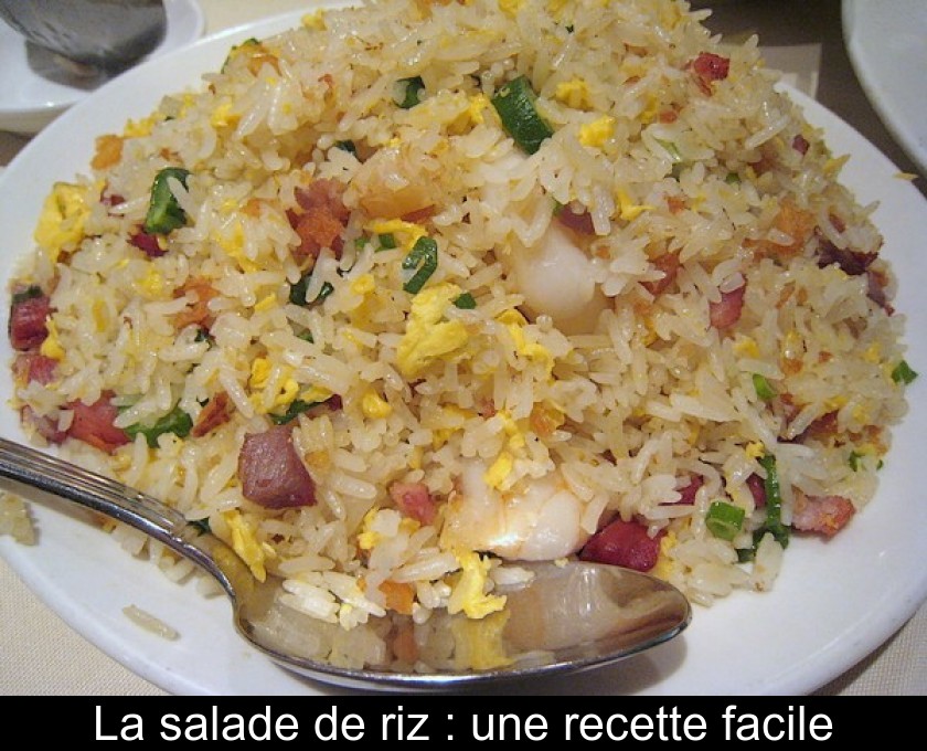 La Salade De Riz Une Recette Facile