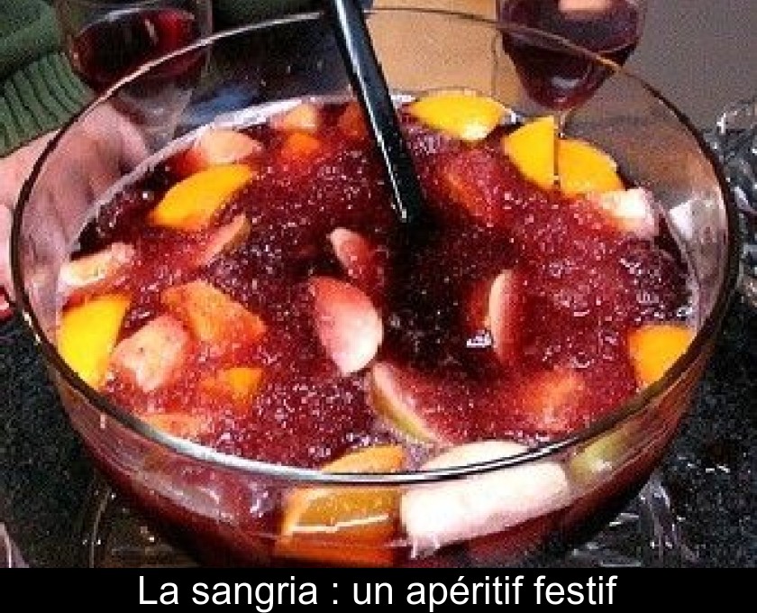 La sangria : un apéritif festif