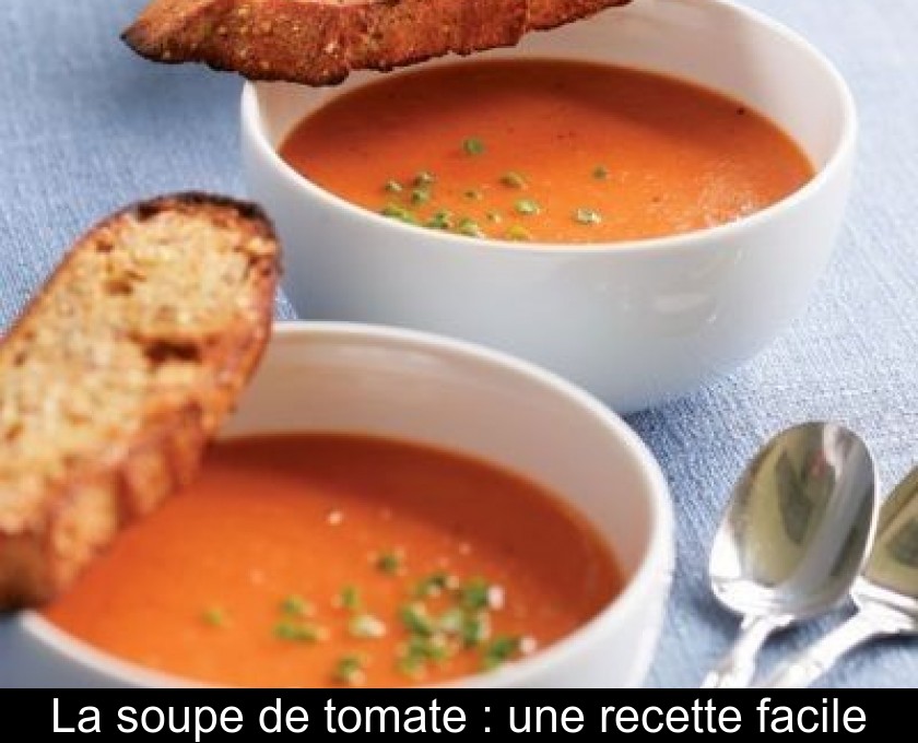 Recette Soupe à la tomate rapide