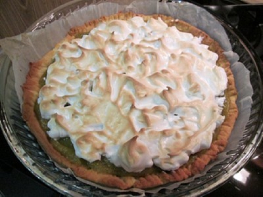 La tarte à la rhubarbe meringuée : la recette facile La tarte à la rhubarbe meringuée : la recette facile