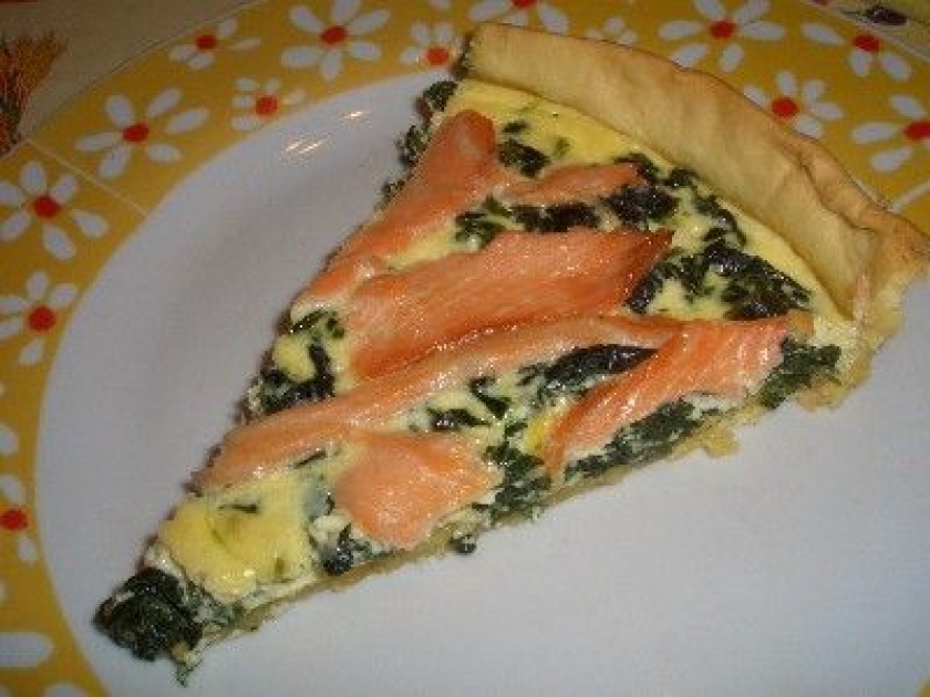 La tarte au saumon et aux épinards : une recette facile La tarte au saumon et aux épinards : une recette facile