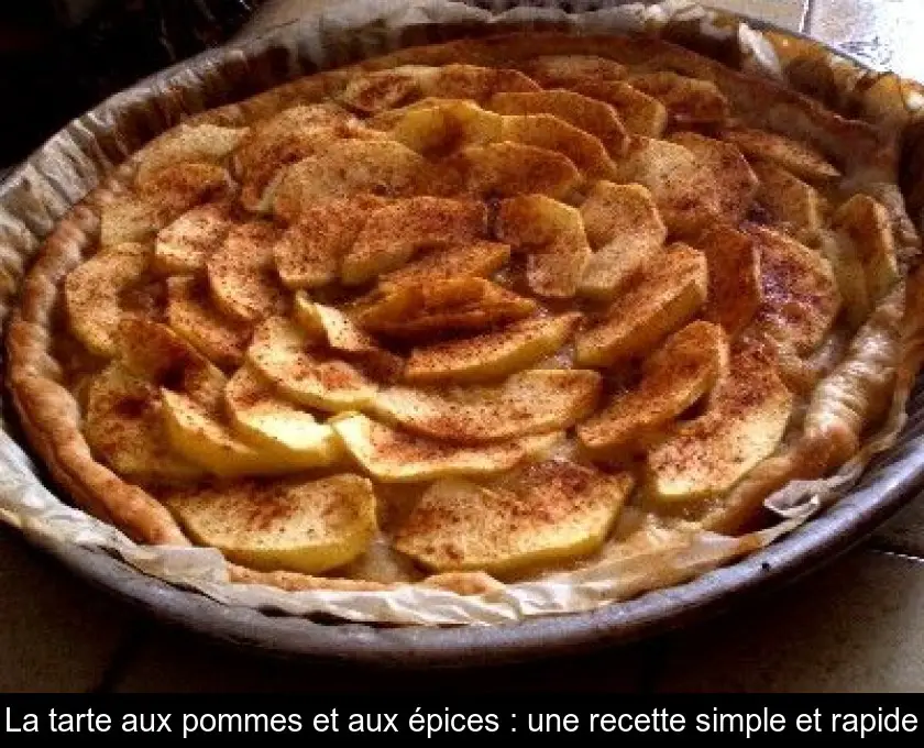 La tarte aux pommes et aux épices : une recette simple et rapide