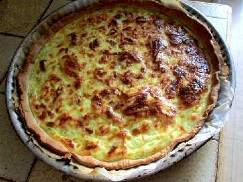 La tarte courgette chorizo : une recette facile La tarte courgette chorizo : une recette facile