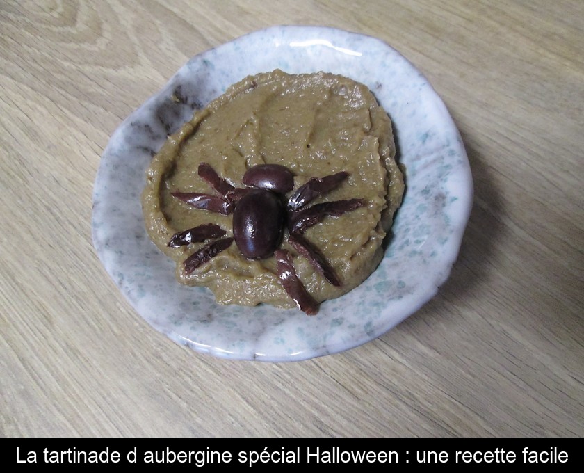 La tartinade d'aubergine spécial Halloween : une recette facile La tartinade d'aubergine spécial Halloween : une recette facile
