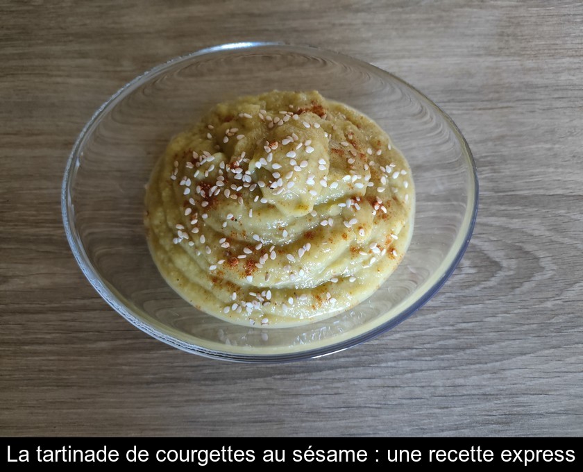 La tartinade de courgettes au sésame : une recette express