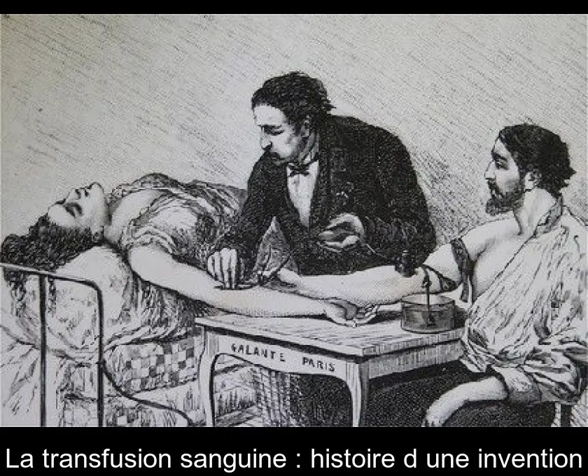 La transfusion sanguine : histoire d'une invention